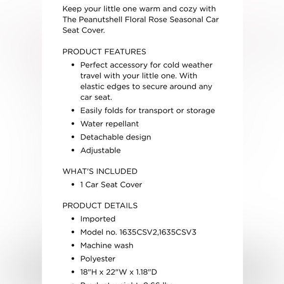 Cozy Car Seat Cover - Picture 2 of 4